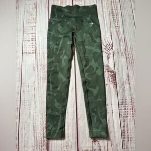 Gymshark Camouflage Adapt seamless Leggings - Dark Green